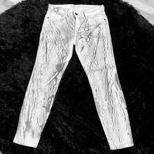 Current/Elliott The Stiletto Cracked Earth Jeans